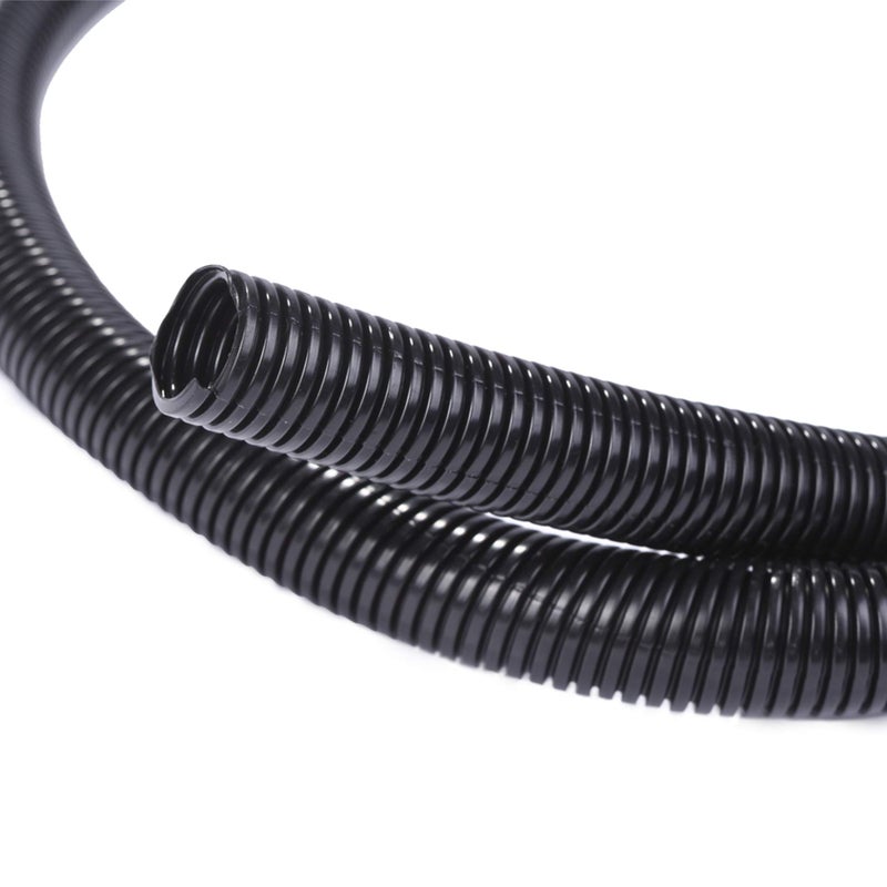 Alex Tech 50ft - 1/4 inch Split Wire Loom Tubing - Black - Image 1